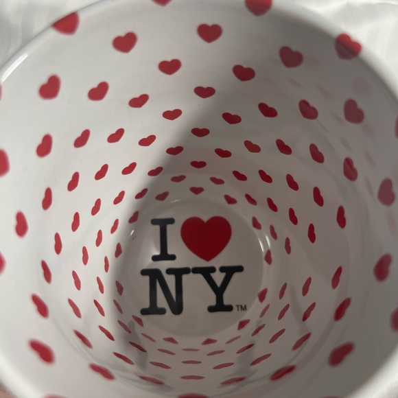 Jay Joshua I Love NY Ceramic Mug with Heart Pattern Design Inside NWT New York - Picture 4 of 5
